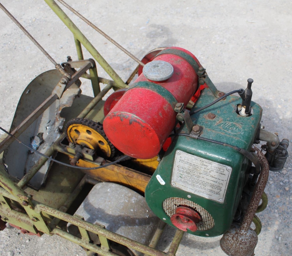 Sisis scarifier with double rollers and Villiers engine - Image 3 of 3