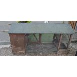 Rabbit hutch/chicken coop, W27" L72" H38"