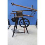 Vintage "Hobbies" cast iron treadle fretsaw