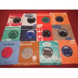 220 7" singles including Johnny and the hurricanes, Roy Orbison, Chubby Checker, Shirley Bassey,