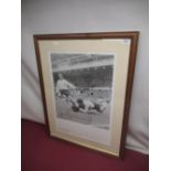 Jimmy Greaves Englands Greatest Goalscorer,signed limited edition print,