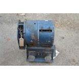 Single stationary electric motor, no manufacturers marks