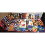 Collection of football programmes from UEFA Champions League,World Cup, Euros 1996 & 2000,etc