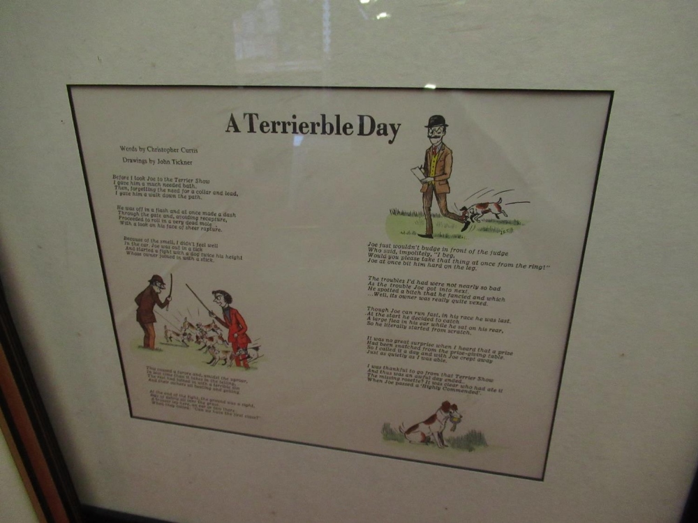'A Terrierable Day' Canine cartoon, words by Christopher Curtis & drawings by John Tickner, and - Image 6 of 8