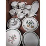 Port Merion "The Queens Hidden Garden" flan dish, Wedgewood Peter Rabbit decorative ceramics,