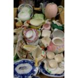 Collection of various decorative pottery including Avon ware etc