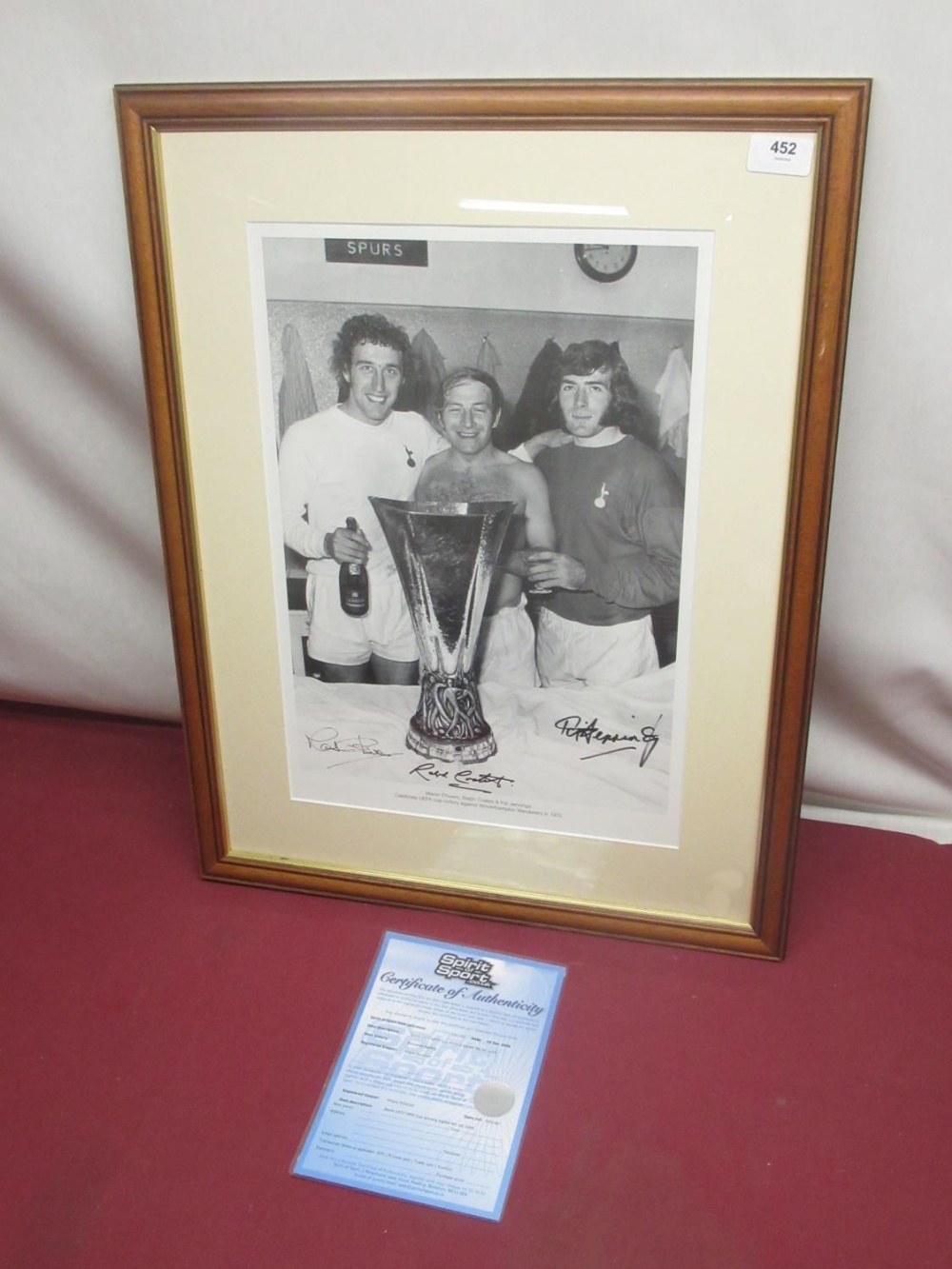1972 UEFA Cup Winners Signed Limited Edition Print- Martin Chivers, Ralphs Coats and Pat Jenning