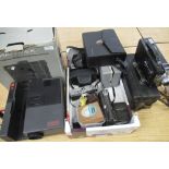 Cased Kodak cine model camera, Chinon cine camera, Hanimax slide projector, assorted cameras (a/