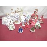 Royal Doulton Top o? the Hill, Lydia, Emma, Laura, Soirée, Sara, Christmas Morn, Harmony,