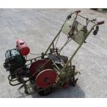 Sisis scarifier with double rollers and Villiers engine