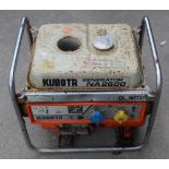 Kubota NA2600 petrol generator (A/F)
