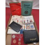 Two C20th autograph albums, John Player & Sons cigarette cards, W. D. & H. O. Wills cigarette cards,