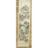 Oriental scroll painting