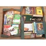 Collection of Cricket books in 3 boxes