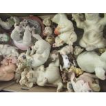 Large collection of Natures Heritage and other resin pig sculptures (qty)