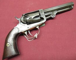 Scarce 5 shot .31 cal single action Bacon percussion pocket revolver by Union Arms Co, 4"