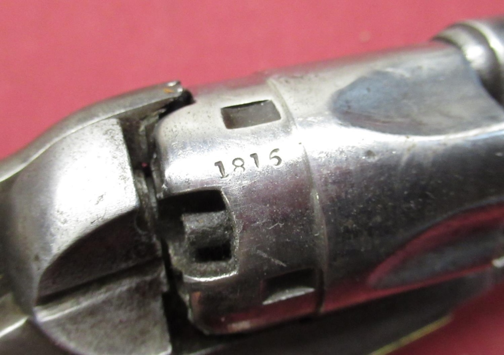 A rare Metropolitan Arms Company .36 cal police model 5 shot single action percussion revolver - Image 2 of 3