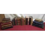 Collection of Leather bound and vintage books inc. Sir Home Gordon, Eton v Harrow at Lords, Williams