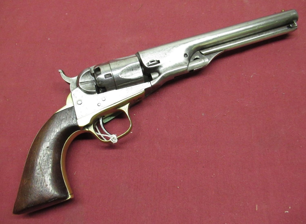 A rare Metropolitan Arms Company .36 cal police model 5 shot single action percussion revolver