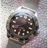 2020 Omega Seamaster 300m Divers Professional Master Chronometer, James Bond 007 Edition. Titanium
