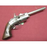 Springfield-Warner 1851 belt model percussion revolver, 6 shot single action .31 cal straight