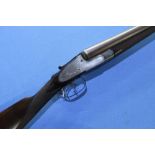 Army & Navy C.S.L 12 bore side-lock ejector shotgun with 29 inch Damascus barrels marked No 2, choke