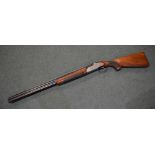 Sabatti over and under twenty gauge ejecting single trigger shotgun SN 24012, barrel length 27.5",