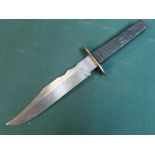 19th century WILKINSON, SHEFFIELD ?LIBERTY? Bowie knife. 16cm (6 ¼ ?) clip point steel blade with