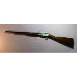 BSA .22 pump action rifle with fixed fore sights and adjustable rear sights, serial no. 3839 (