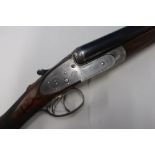 Cased James Purdey & Sons 12 bore side by side side-lock ejector shotgun with 29 inch barrels, choke