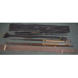 3 carbon fibre 3 piece Match rods: A DAM D-Fender 3.6m 3 piece rod with quiver attachment. An