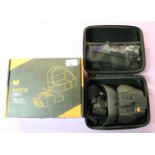 A boxed set of Nightfox Swift night vision goggles, in full working order but this item has a