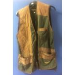 Napier shooting vest with suede shoulders (s)