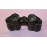 A pair of 1940 dated British military binoculars by Kershaw. (A/F, in need of refurbishment)