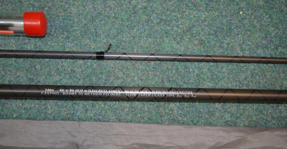 Lightly used Drennan series 7, 12ft carp feeder fishing rod with 3 quiver tips - Image 4 of 8