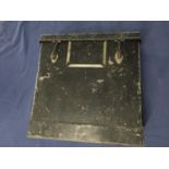 Japed metal wooden lined ammo tin 35 x 15 x 35cm