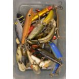 A collection of approx 15 Devon Minnows/fishing lures.