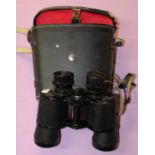 A pair of Ranger Deluxe 8x40 binoculars with case.