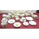Collection of coronation ware for King Edward VIII inc. cups, mugs, plates,etc (34)