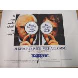 Palomar Pictures International film foyer poster "Sleuth" printed in England by Lonsdale &