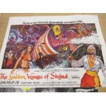 Columbia Pictures, Charles H. Schneer Production, "The Golden Voyage of Sinbad" film foyer poster,