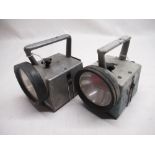 B.R. Bardic Systems Ltd, Southampton, handheld lamp with coloured filters, cast alloy base with