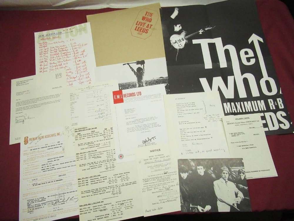 The Who Live at Leeds LP record with all 12 inserts , Alice Cooper Billion Dollar Babies gatefold LP - Image 2 of 9