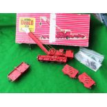 Boxed Hornby Dublo break down crane No.133 with match truck and screw jacks