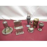 Collection of 7 table lighters