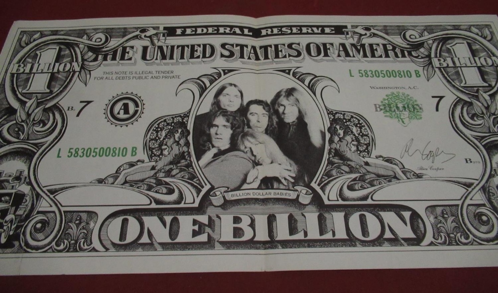 The Who Live at Leeds LP record with all 12 inserts , Alice Cooper Billion Dollar Babies gatefold LP - Image 6 of 9