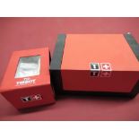 Tissot G10 quartz chronograph wristwatch box and smaller Tissot watch box (2)