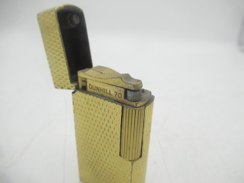 Dunhill 70 lighter, 2 Dunhill Rollagass lighters, incomplete Dunhill lighter care outfit and a - Image 9 of 13