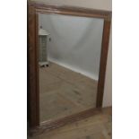 Victorian style wall mirror in scroll and rope moulded frame