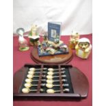 Beatrix Potter items - Four Border Fine Arts designed "The World of Beatrix Potter" money boxes -